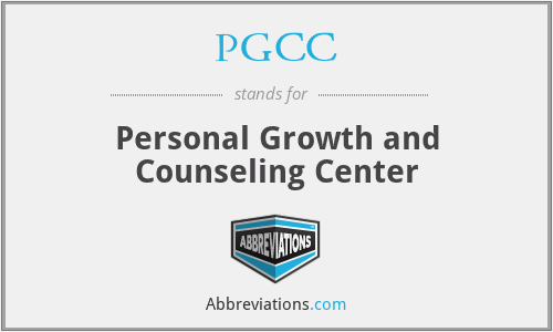 PGCC - Personal Growth and Counseling Center