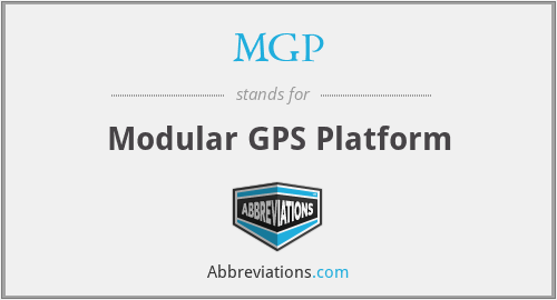 MGP - Modular GPS Platform