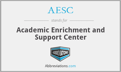 AESC - Academic Enrichment and Support Center