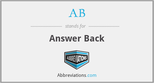 AB - Answer Back