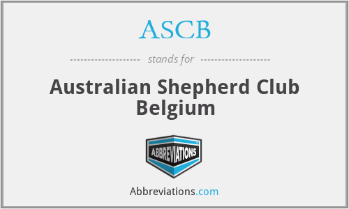 ASCB - Australian Shepherd Club Belgium