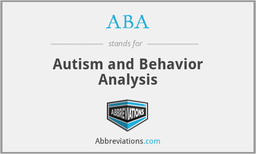 ABA - Autism and Behavior Analysis