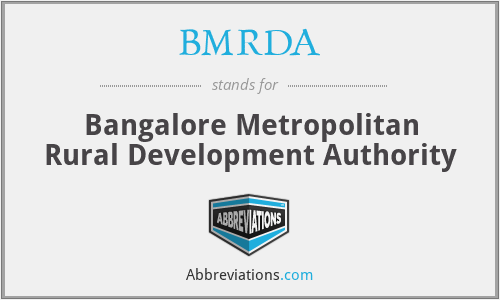 BMRDA - Bangalore Metropolitan Rural Development Authority