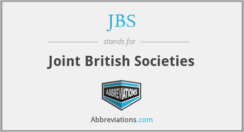JBS - Joint British Societies