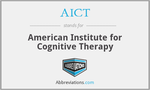 AICT - American Institute for Cognitive Therapy