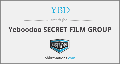 YBD - Yeboodoo SECRET FILM GROUP