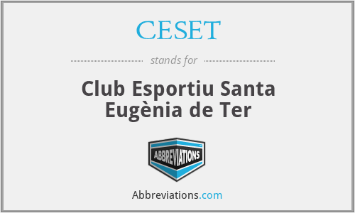 CESET - Club Esportiu Santa Eugènia de Ter