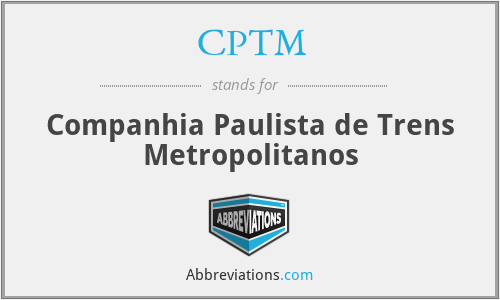 CPTM - Companhia Paulista de Trens Metropolitanos