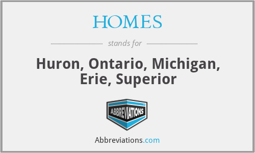 HOMES - Huron, Ontario, Michigan, Erie, Superior