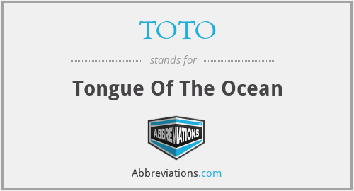 TOTO - Tongue Of The Ocean