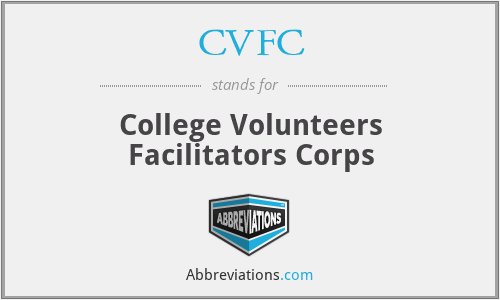CVFC - College Volunteers Facilitators Corps