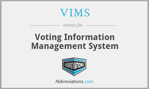 VIMS - Voting Information Management System