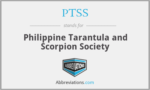 PTSS - Philippine Tarantula and Scorpion Society