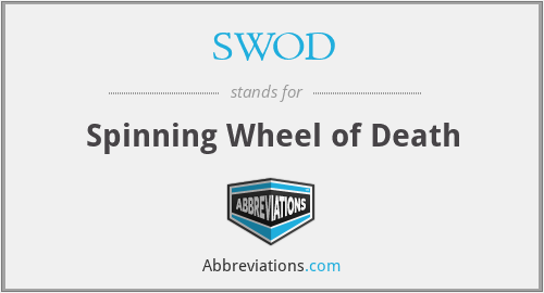 SWOD - Spinning Wheel of Death