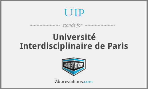 UIP - Université Interdisciplinaire de Paris
