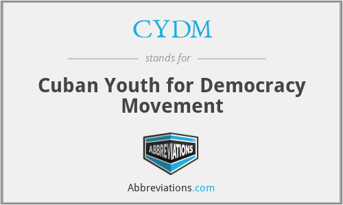 CYDM - Cuban Youth for Democracy Movement