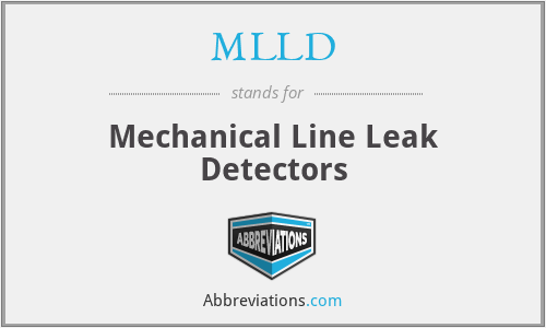 MLLD - Mechanical Line Leak Detectors