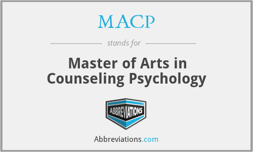 MACP - Master of Arts in Counseling Psychology