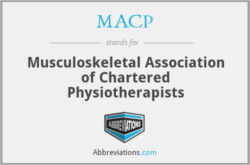 MACP - Musculoskeletal Association of Chartered Physiotherapists