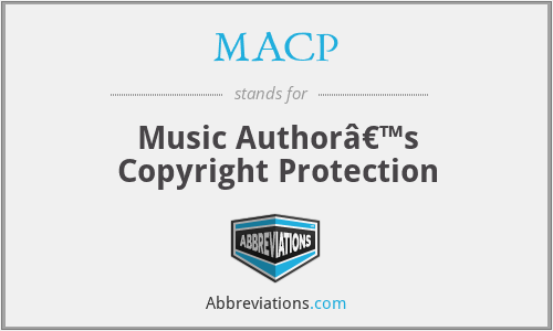 MACP - Music Authorâ€™s Copyright Protection