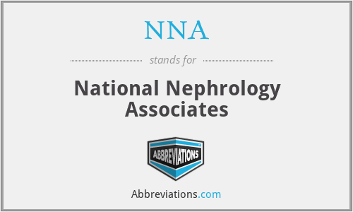 NNA - National Nephrology Associates