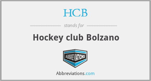 HCB - Hockey club Bolzano