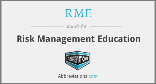 RME - Risk Management Education