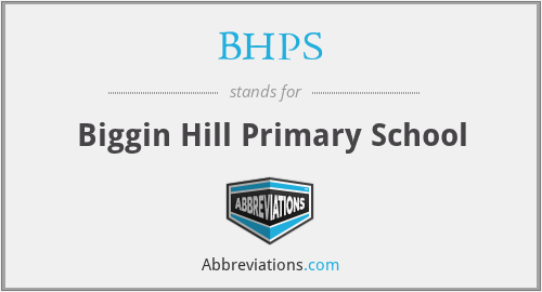 BHPS - Biggin Hill Primary School