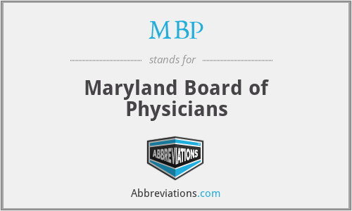MBP - Maryland Board of Physicians