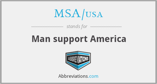 MSA/usa - Man support America