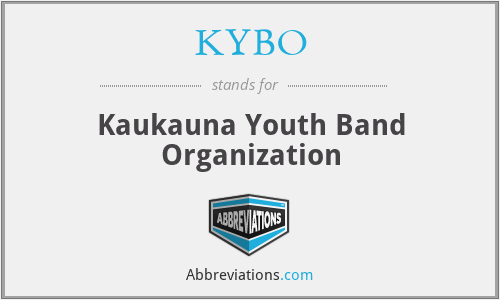KYBO - Kaukauna Youth Band Organization