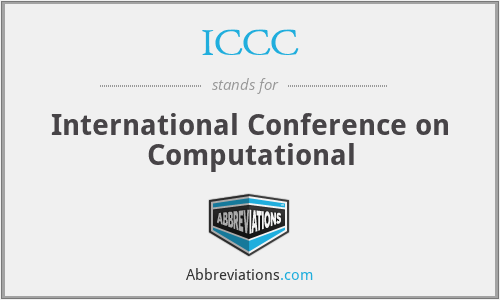 ICCC - International Conference on Computational