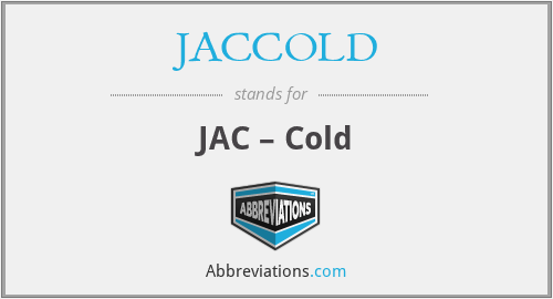 JACCOLD - JAC – Cold