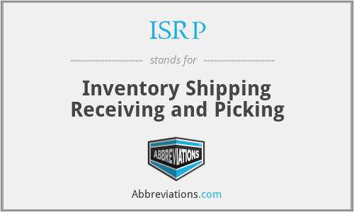 ISRP - Inventory Shipping Receiving and Picking