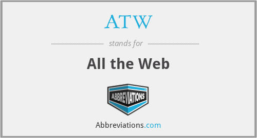 ATW - All the Web