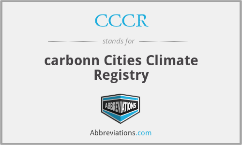 CCCR - carbonn Cities Climate Registry
