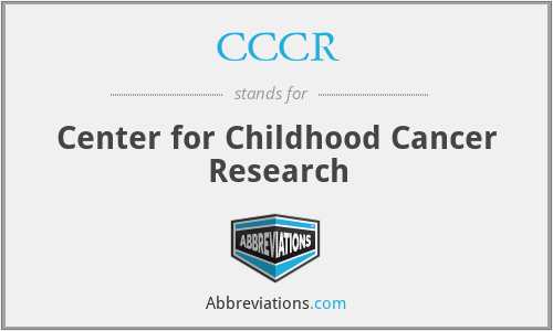 CCCR - Center for Childhood Cancer Research