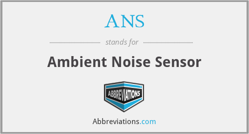 ANS - Ambient Noise Sensor