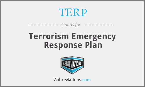 TERP - Terrorism Emergency Response Plan