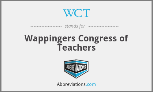 WCT - Wappingers Congress of Teachers