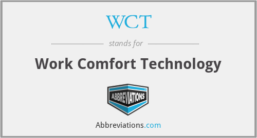 WCT - Work Comfort Technology
