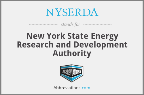 NYSERDA - New York State Energy Research and Development Authority