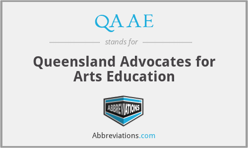 QAAE - Queensland Advocates for Arts Education
