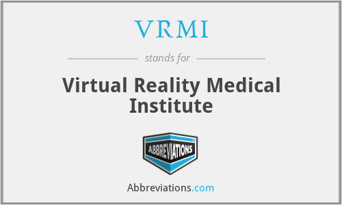 VRMI - Virtual Reality Medical Institute