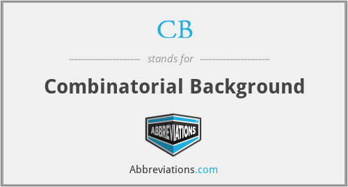 CB - Combinatorial Background