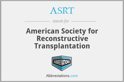 ASRT - American Society for Reconstructive Transplantation