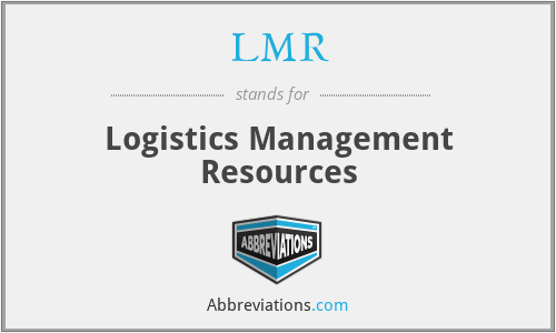 LMR - Logistics Management Resources