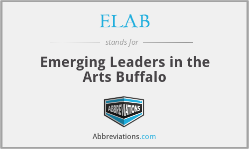 ELAB - Emerging Leaders in the Arts Buffalo
