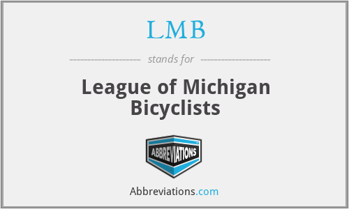 LMB - League of Michigan Bicyclists