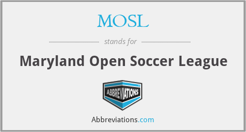 MOSL - Maryland Open Soccer League